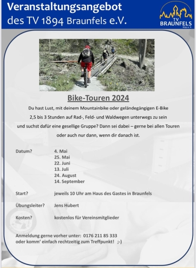 Bike-Touren 2024