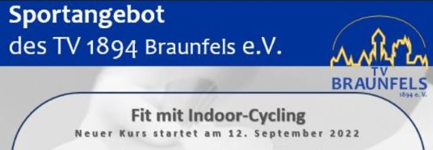 Indoor-Cycling-Kurs startet wieder am 12. September
